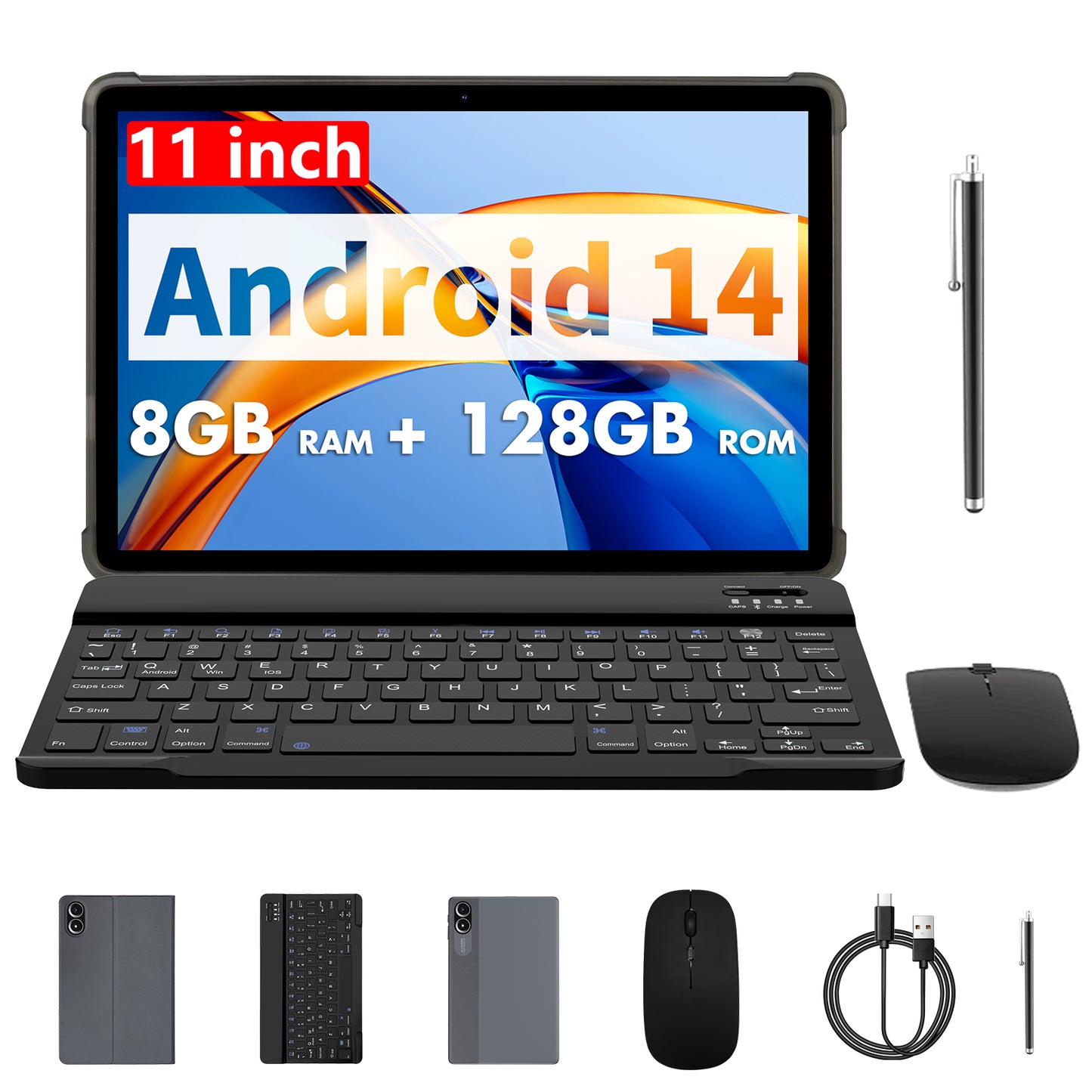 ICON Technologies™ SIM60S - 11" Android Tablet for Students and Professionals