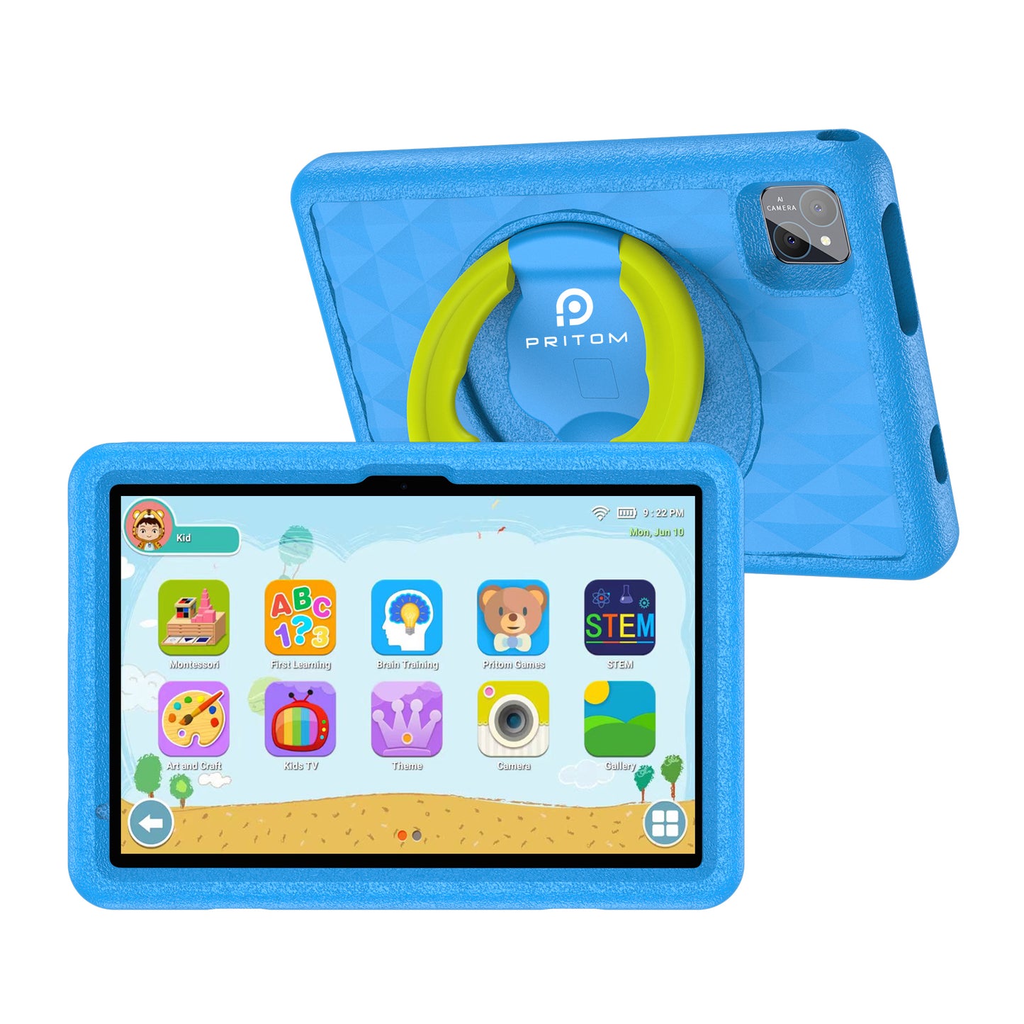 ICON Technologies™ SIKP30H - 10.1" Ultimate All-Purpose Android Tablet for Kids