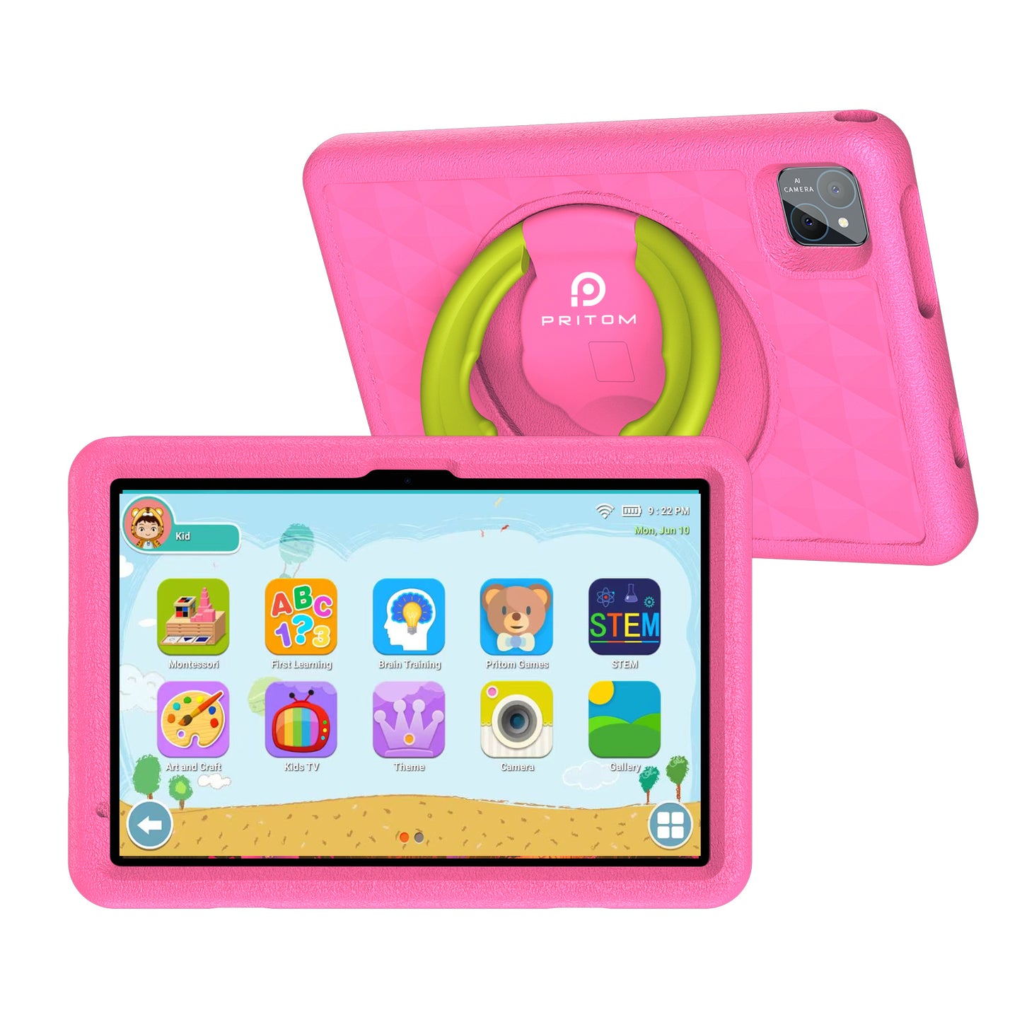 ICON Technologies™ SIKP30H - 10.1" Ultimate All-Purpose Android Tablet for Kids