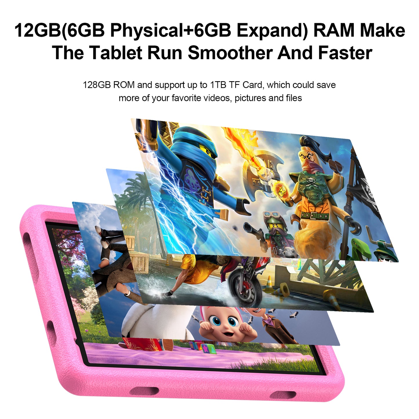 ICON Technologies™ SIKP30H - 10.1" Ultimate All-Purpose Android Tablet for Kids