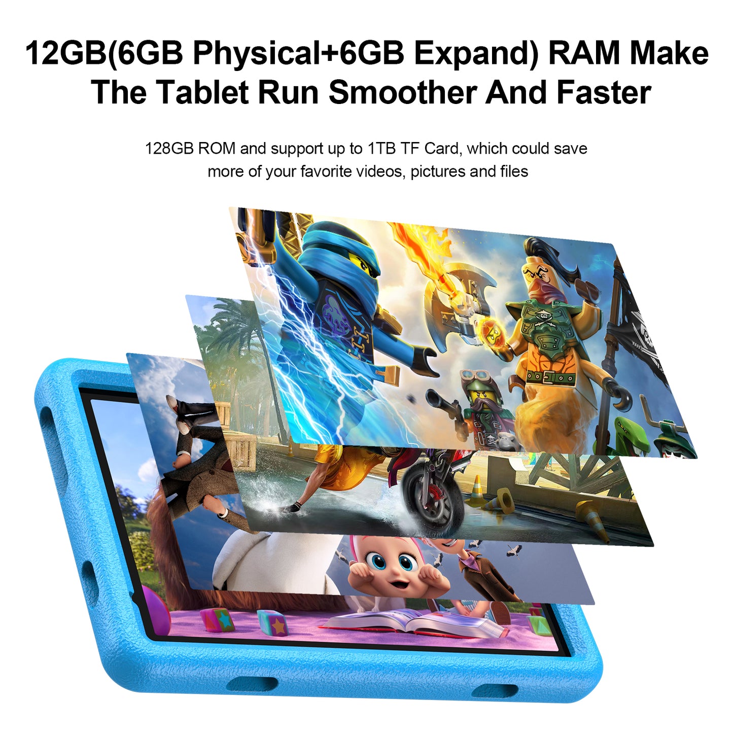 ICON Technologies™ SIKP30H - 10.1" Ultimate All-Purpose Android Tablet for Kids