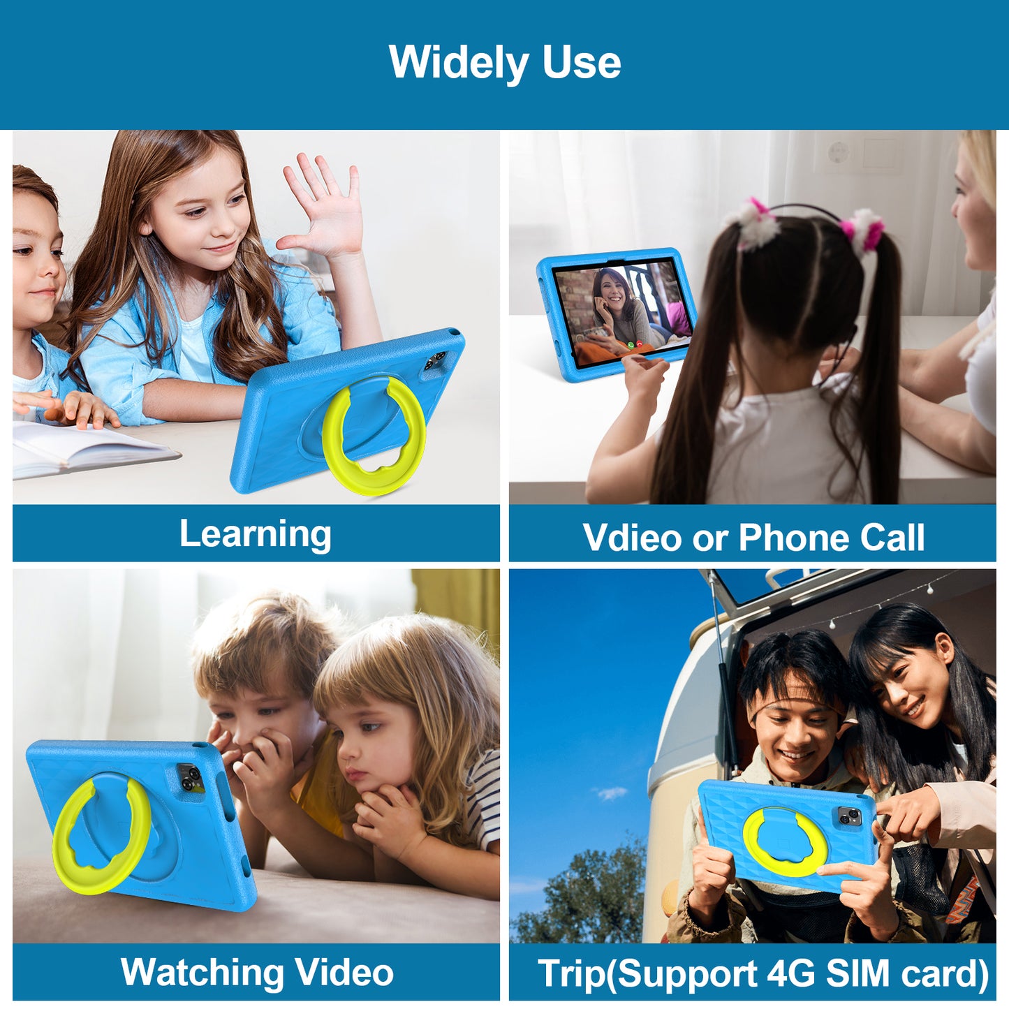ICON Technologies™ SIKP30H - 10.1" Ultimate All-Purpose Android Tablet for Kids