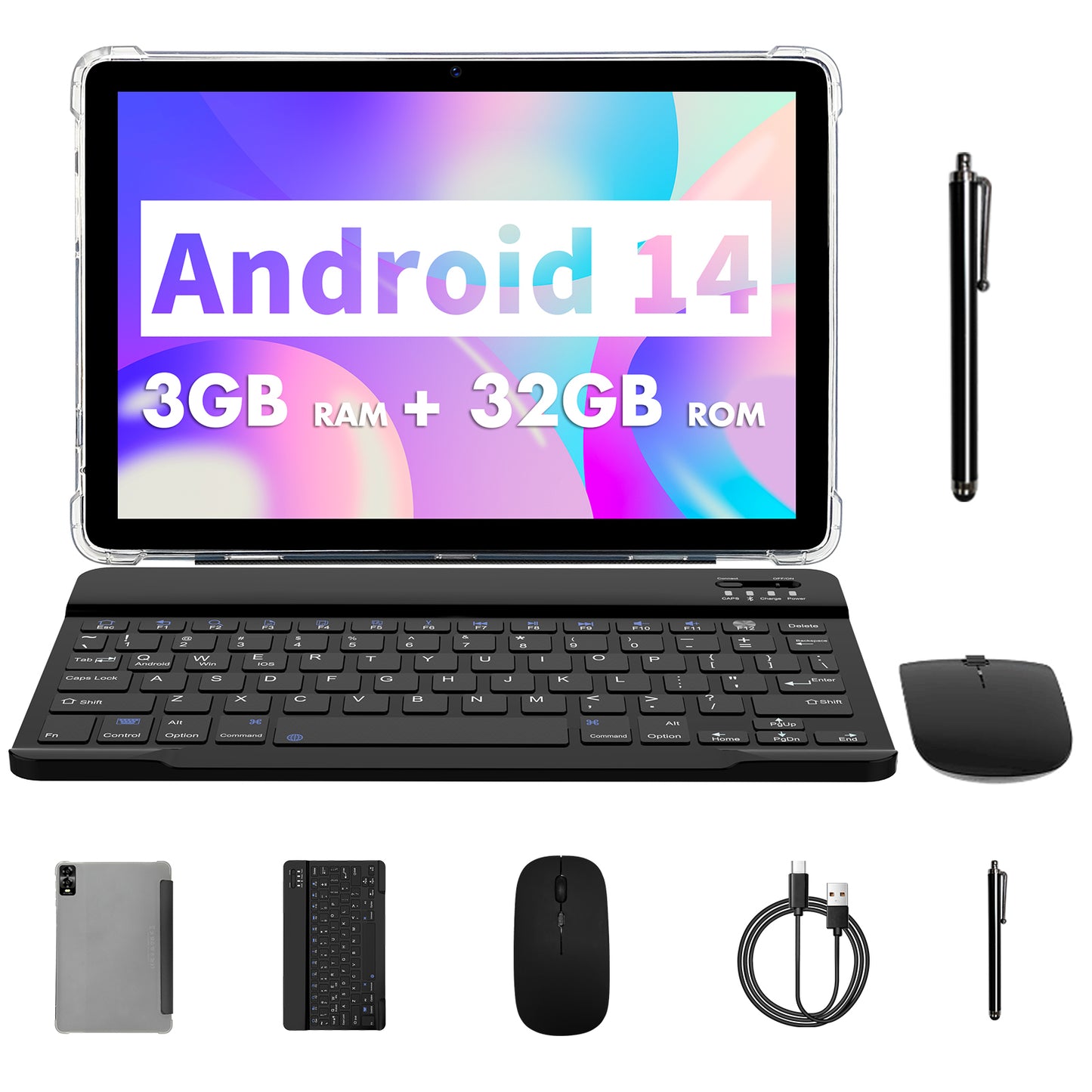 ICON Technologies™ SIKE10A - 10.1" Android Tablet for Professionals and Students